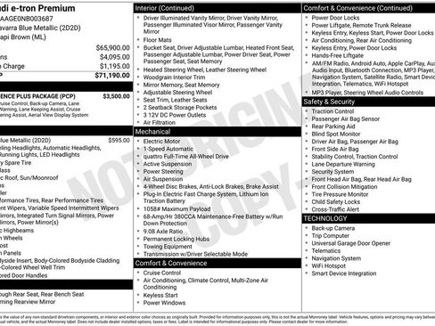 Used 2022 Audi e-tron Premium w/ Convenience Plus Package image 29