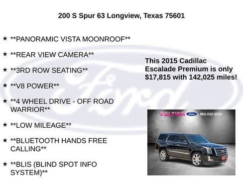 Used 2015 Cadillac Escalade Premium AWD/4WD image 25