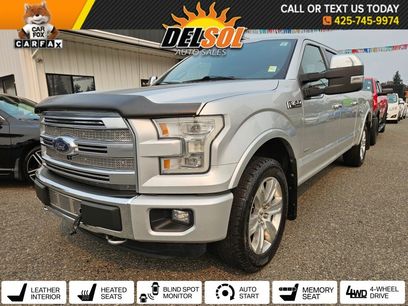 Used 2015 Ford F150 Platinum w/ Max Trailer Tow Package