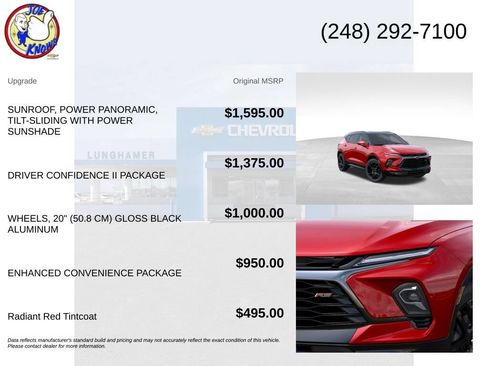 New 2026 Chevrolet Blazer RS w/ Driver Confidence II Package AWD/4WD image 5