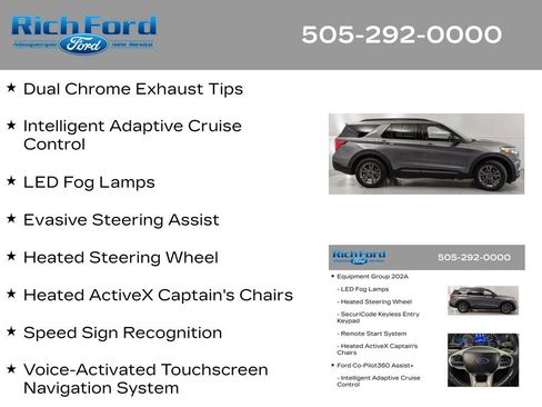 Certified 2024 Ford Explorer XLT w/ Equipment Group 202A RWD image 33