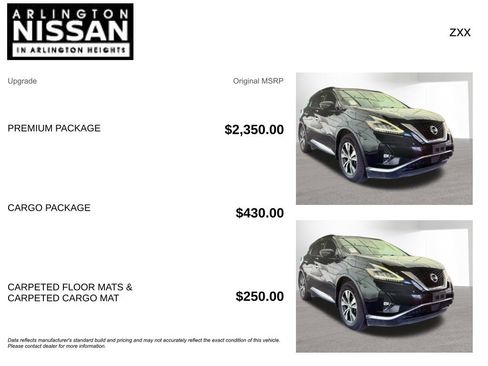 Used 2020 Nissan Murano SV w/ Premium Package AWD/4WD image 4