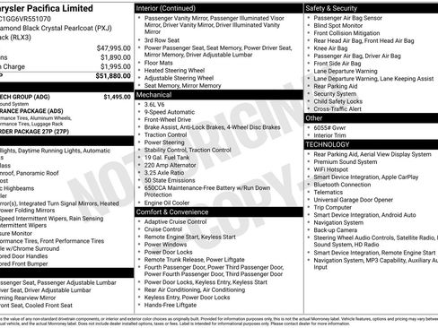 New 2027 Chrysler Pacifica Limited w/ Family Tech Group FWD image 26