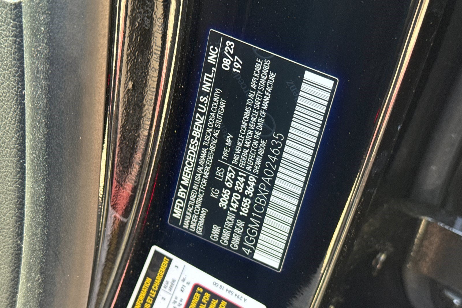 Certified 2023 Mercedes-Benz EQE 350+ 4MATIC SUV image 30