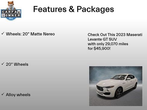 Used 2023 Maserati Levante GT AWD/4WD image 5