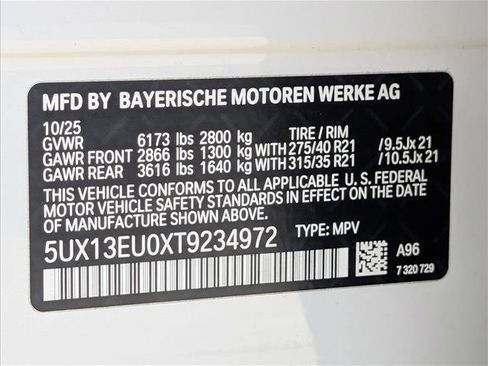 Certified 2026 BMW X5 sDrive40i w/ Parking Assistance Package RWD image 20