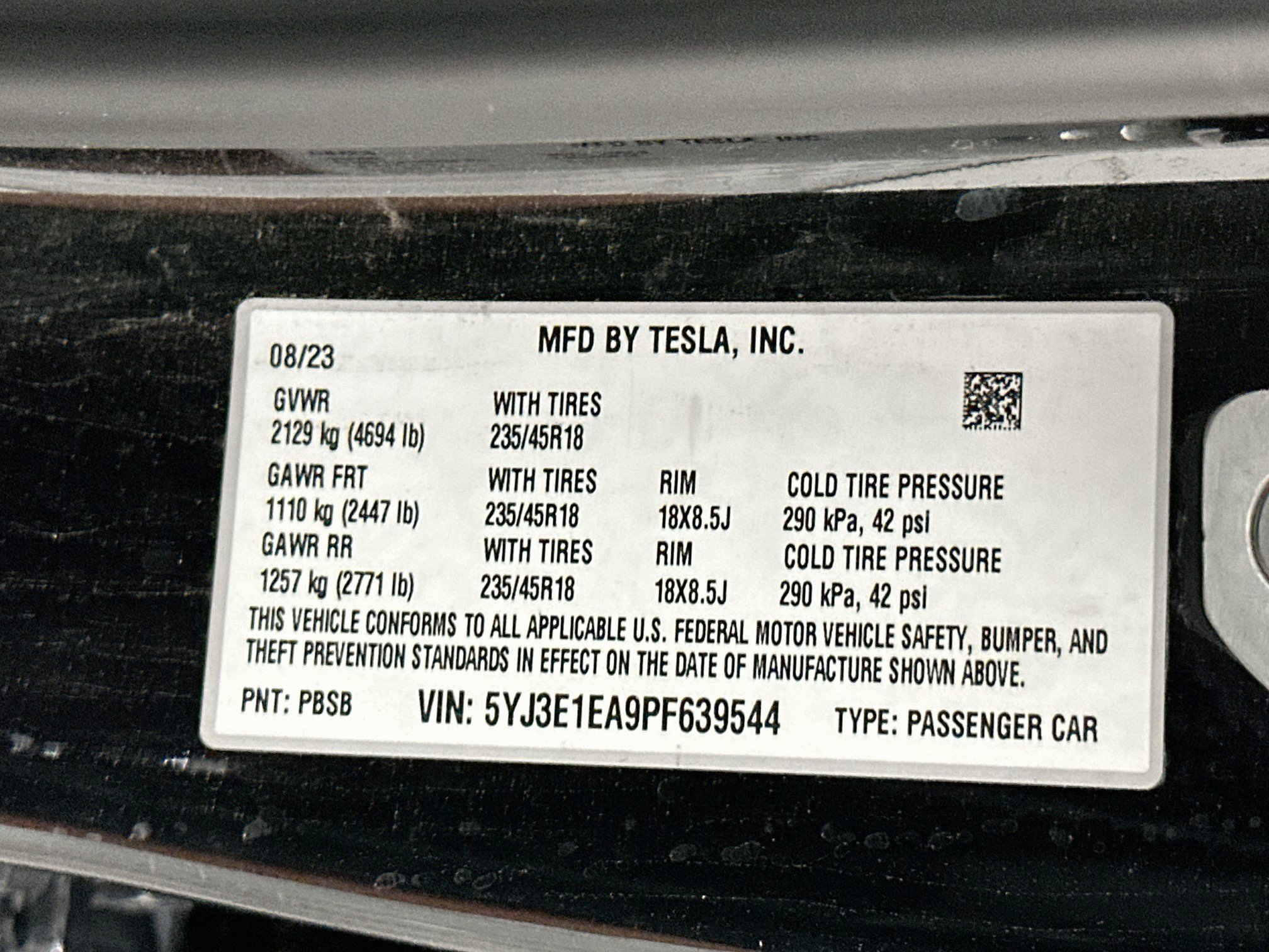 Used 2023 Tesla Model 3 Standard Range RWD image 12