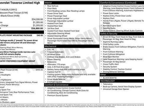 Used 2024 Chevrolet Traverse High Country image 37