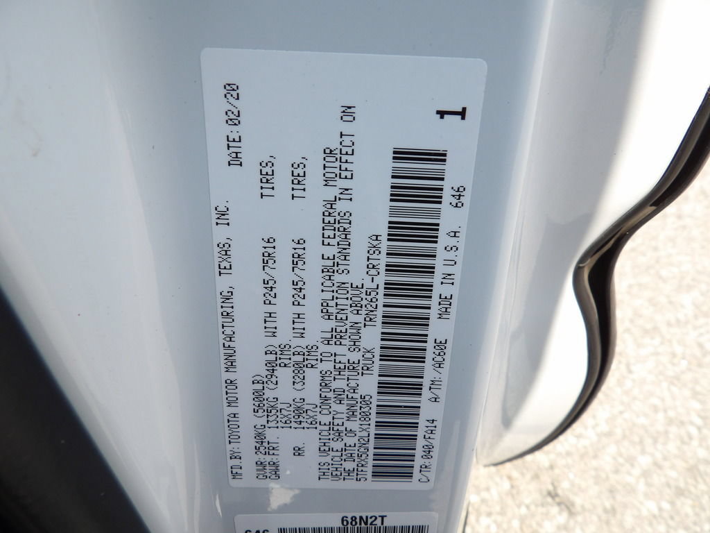 Used 2020 Toyota Tacoma SR RWD image 57