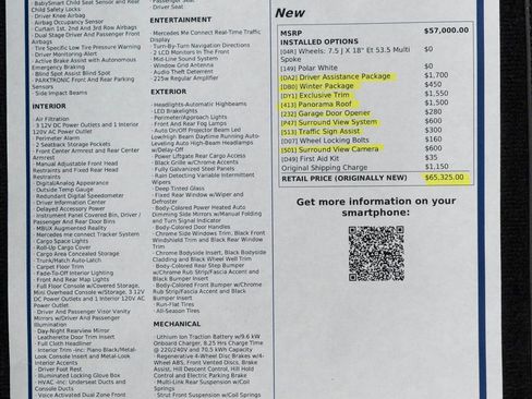 Used 2025 Mercedes-Benz EQB 300 4MATIC w/ Driver Assistance Package image 48