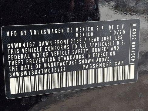 New 2026 Volkswagen Jetta Sport image 11