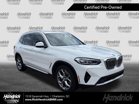 Certified 2022 BMW X3 sDrive30i w/ Premium Package 2 RWD image 1