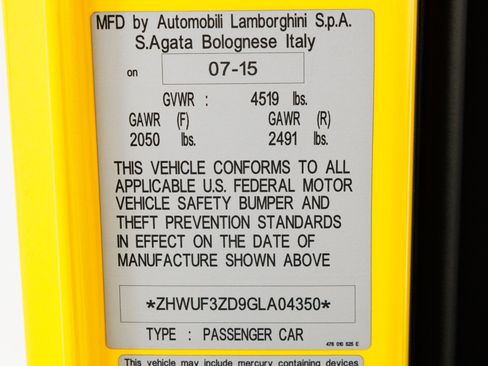 Used 2016 Lamborghini Aventador LP 750-4 Superveloce AWD/4WD image 90