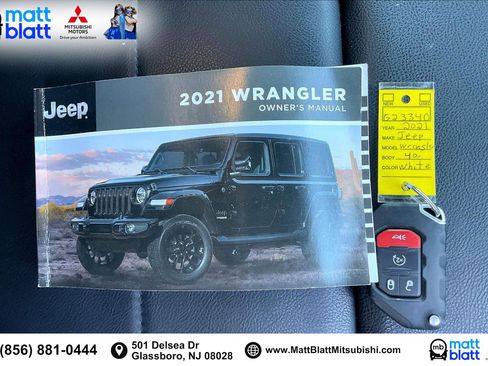 Used 2021 Jeep Wrangler Unlimited Sahara w/ Cold Weather Group image 12