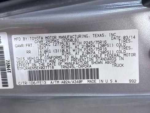 Used 2014 Toyota Tacoma 4x4 Access Cab w/ Convenience Package image 26