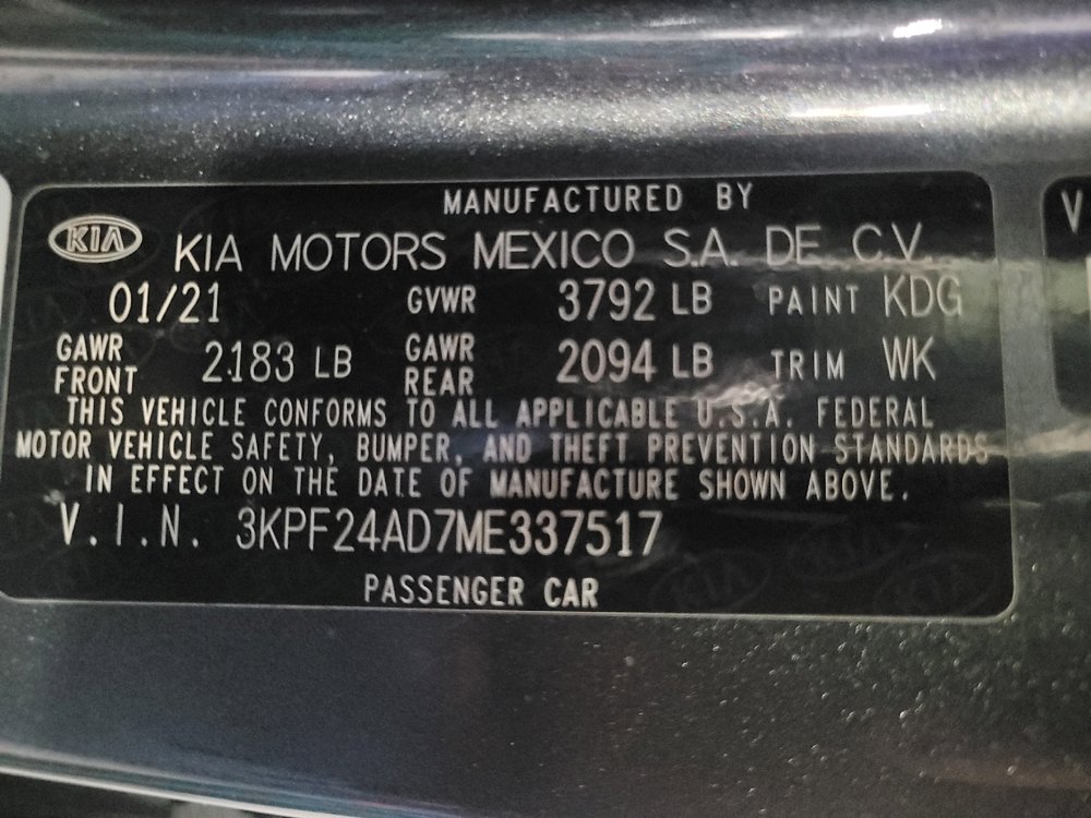 Used 2021 Kia Forte LXS FWD image 33