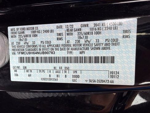 Used 2022 Ford Escape SEL image 43