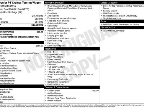 Used 2006 Chrysler PT Cruiser Touring image 33