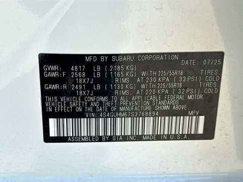 Certified 2025 Subaru Crosstrek 2.5i Limited w/ Crosstrek Mirror Package image 45