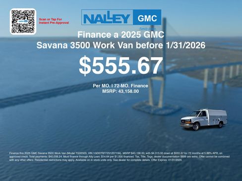 New 2025 GMC Savana 3500 w/ Power Convenience Package image 6