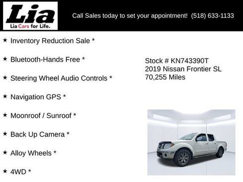 Used 2019 Nissan Frontier SL AWD/4WD image 6