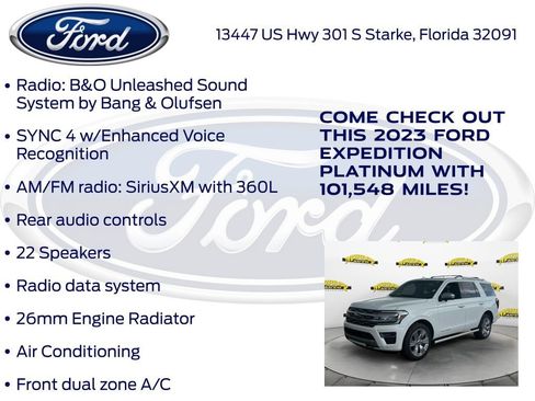 Certified 2023 Ford Expedition Platinum AWD/4WD image 27