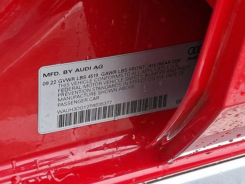 Certified 2023 Audi S3 Premium Plus w/ Premium Plus Package AWD/4WD image 29