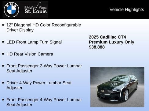 Used 2025 Cadillac CT4 Premium Luxury image 30