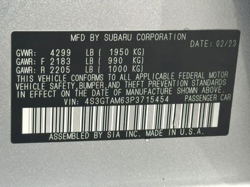 Certified 2023 Subaru Impreza 2.0i Sport image 29