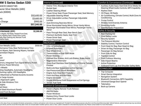 Used 2018 BMW 530i w/ Premium Package image 6