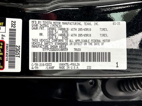 Certified 2025 Toyota Tundra TRD Pro image 33