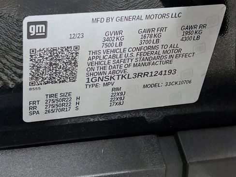 Certified 2024 Chevrolet Tahoe High Country w/ Max Trailering Package image 34