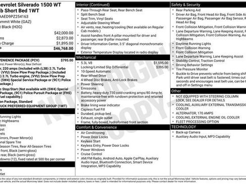 Used 2023 Chevrolet Silverado 1500 W/T w/ WT Convenience Package RWD image 7