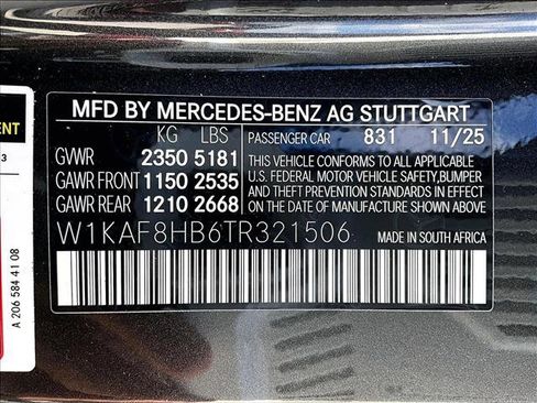 New 2026 Mercedes-Benz C 43 AMG 4MATIC Sedan image 14