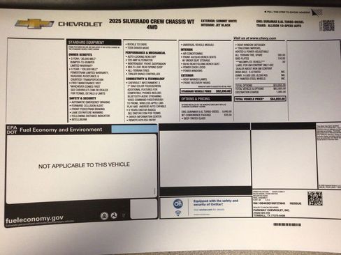 Used 2025 Chevrolet Silverado 3500 W/T w/ WT Convenience Package image 37