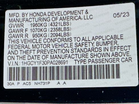 Used 2023 Honda Accord EX image 12