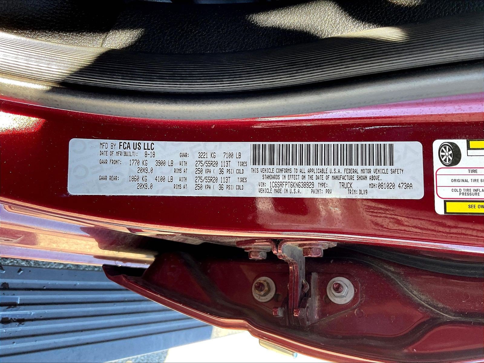 Used 2019 RAM 1500 Limited AWD/4WD image 19