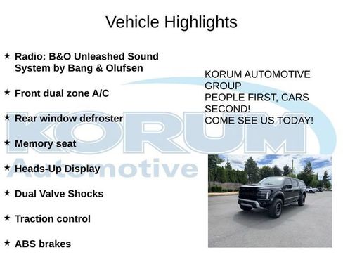 Certified 2025 Ford F150 Raptor AWD/4WD image 8
