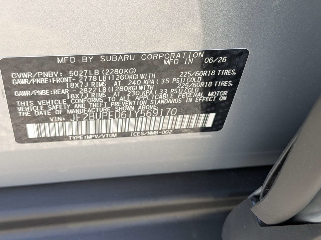 New 2026 Subaru Outback Touring AWD/4WD image 18