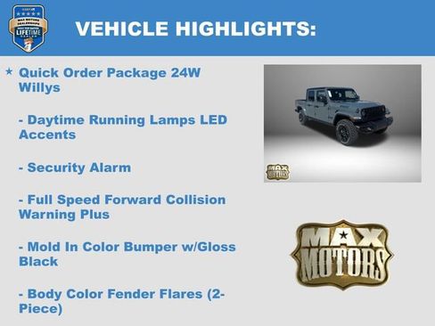 New 2025 Jeep Gladiator Willys image 16