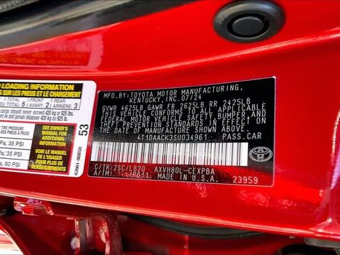 Used 2025 Toyota Camry XSE w/ Premium Plus Package FWD image 33
