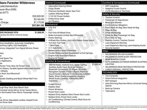 Used 2022 Subaru Forester Wilderness w/ Wilderness Package AWD/4WD image 17