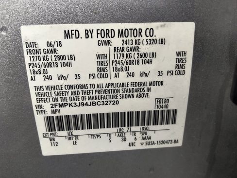 Used 2018 Ford Edge SEL w/ Equipment Group 201A FWD image 33