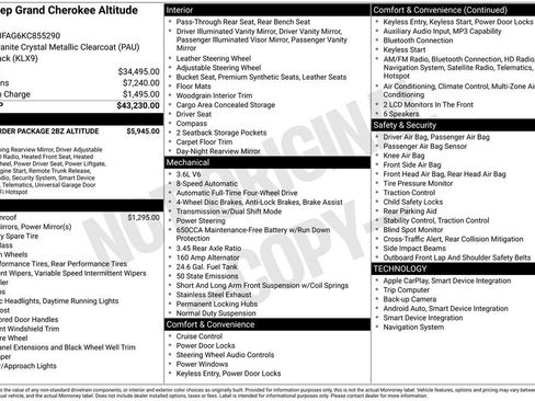 Used 2019 Jeep Grand Cherokee Altitude image 31