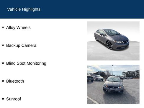 Used 2015 Honda Civic EX image 2