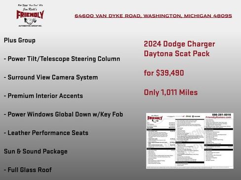 Used 2024 Dodge Charger Daytona Scat Pack w/ Plus Group AWD/4WD image 6