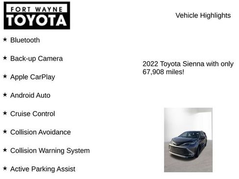 Used 2022 Toyota Sienna XLE w/ XLE Plus Package image 7