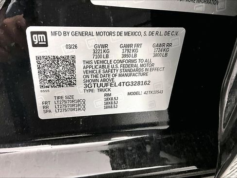 New 2026 GMC Sierra 1500 AT4X AWD/4WD image 9