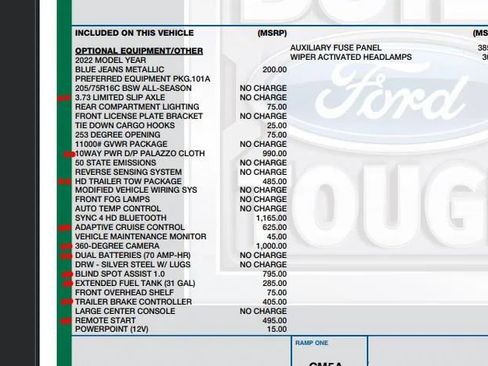 Used 2022 Ford Transit 350 148 High Roof Extended DRW RWD image 2