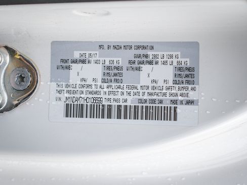 Used 2017 MAZDA MX-5 Miata RF Grand Touring image 35